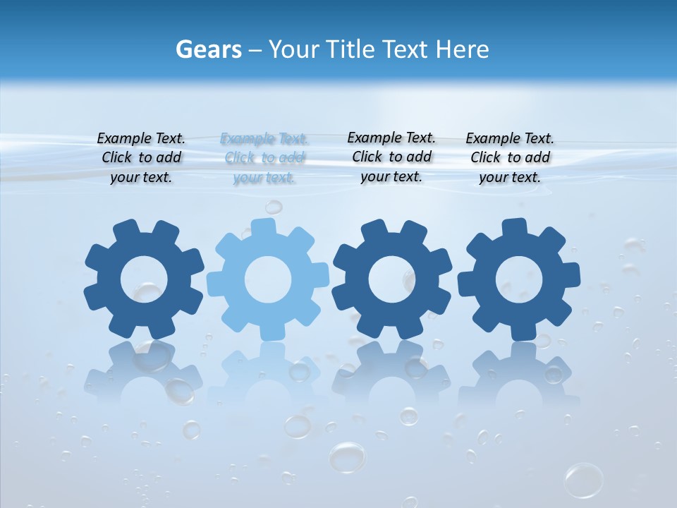 Swimming Liquid Mid Air PowerPoint Template