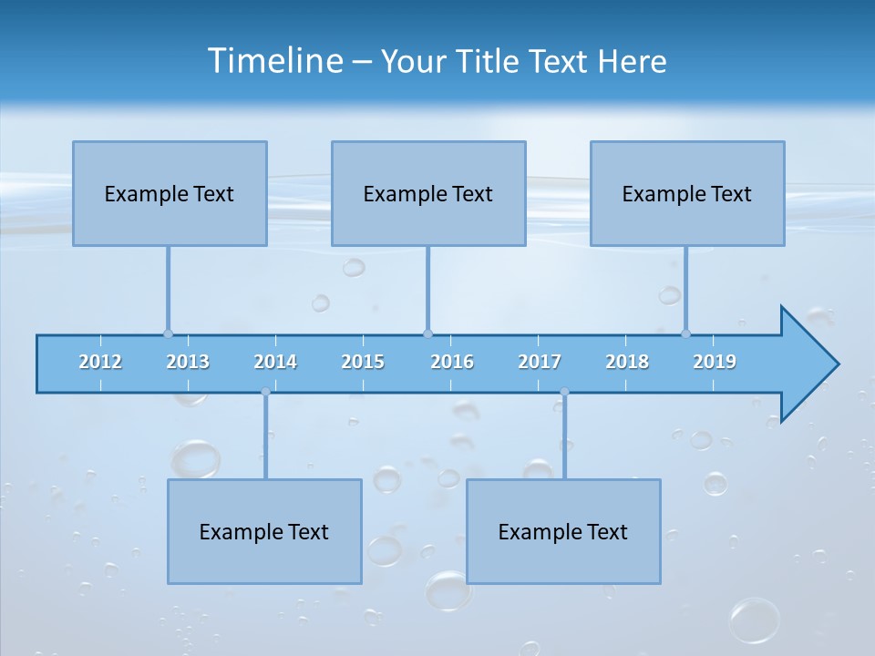 Swimming Liquid Mid Air PowerPoint Template
