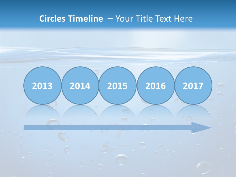 Swimming Liquid Mid Air PowerPoint Template