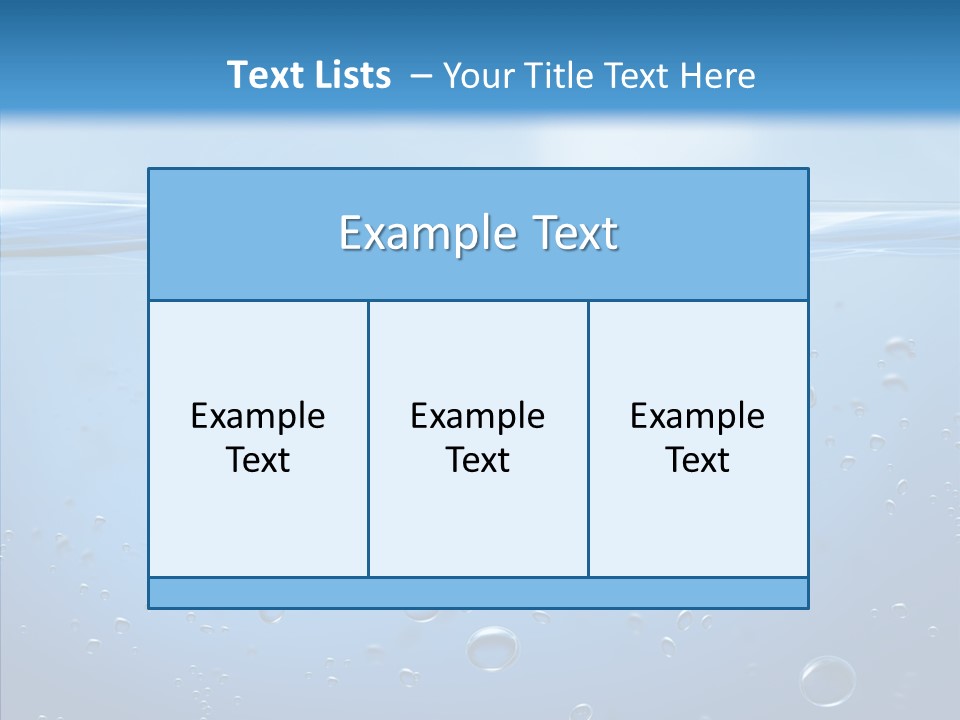 Swimming Liquid Mid Air PowerPoint Template