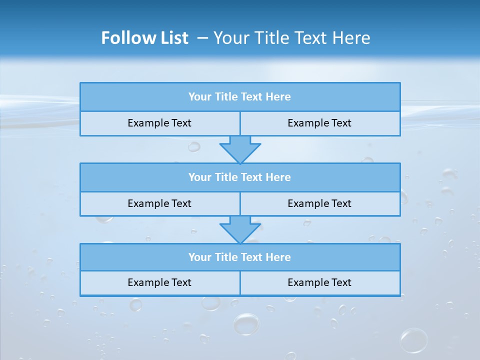 Swimming Liquid Mid Air PowerPoint Template