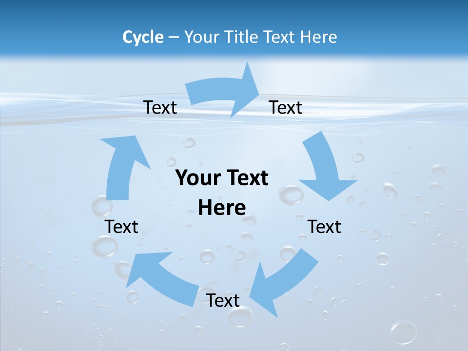 Swimming Liquid Mid Air PowerPoint Template