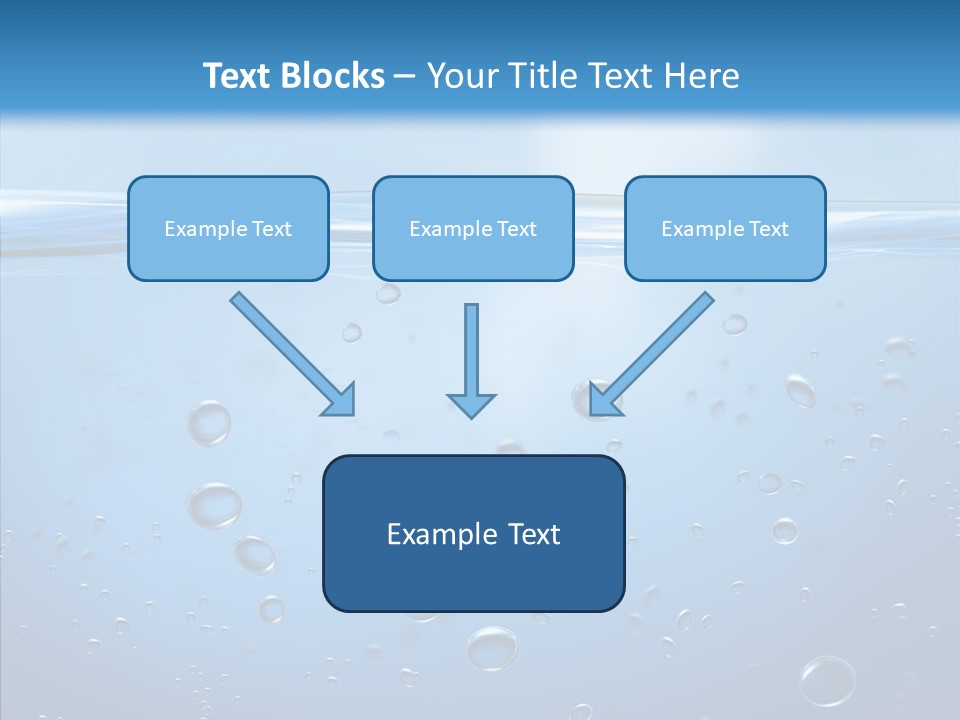 Swimming Liquid Mid Air PowerPoint Template