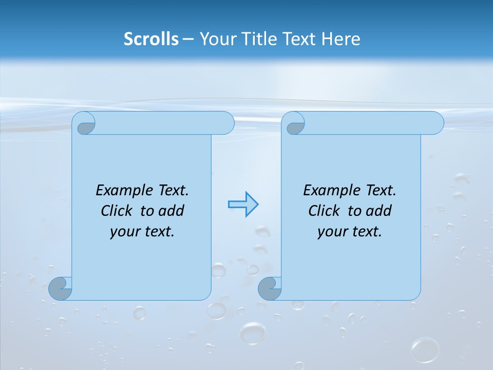 Swimming Liquid Mid Air PowerPoint Template