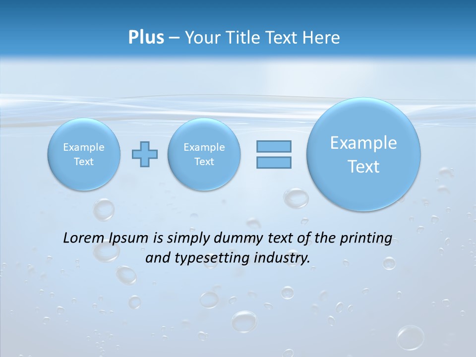 Swimming Liquid Mid Air PowerPoint Template