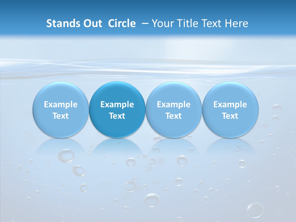 Swimming Liquid Mid Air PowerPoint Template