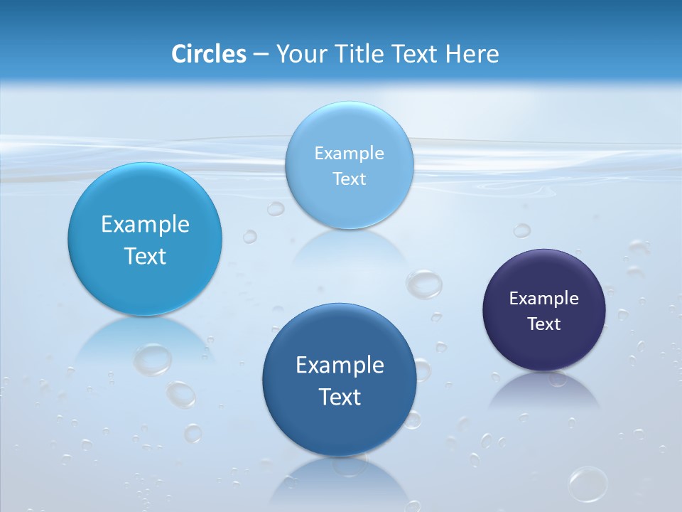 Swimming Liquid Mid Air PowerPoint Template