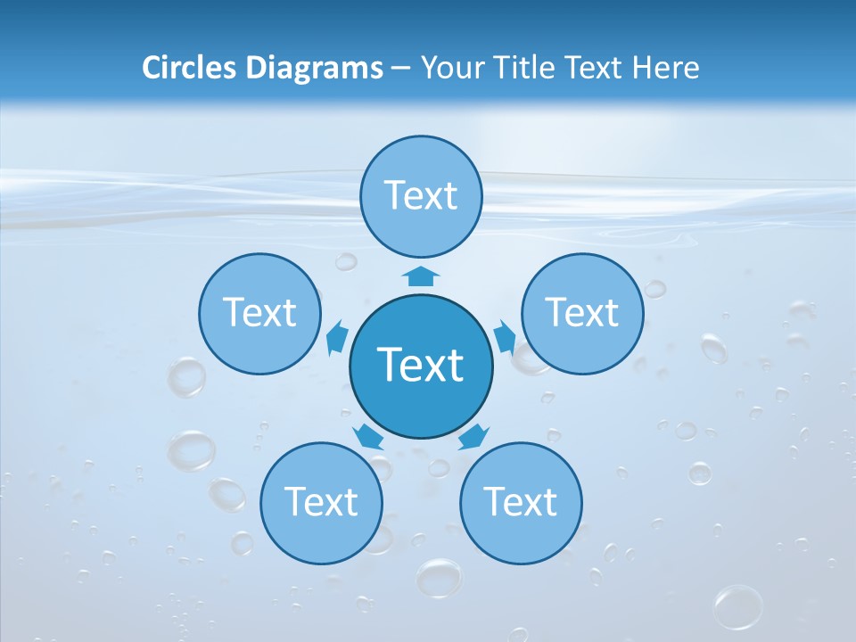 Swimming Liquid Mid Air PowerPoint Template