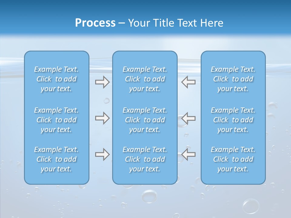 Swimming Liquid Mid Air PowerPoint Template