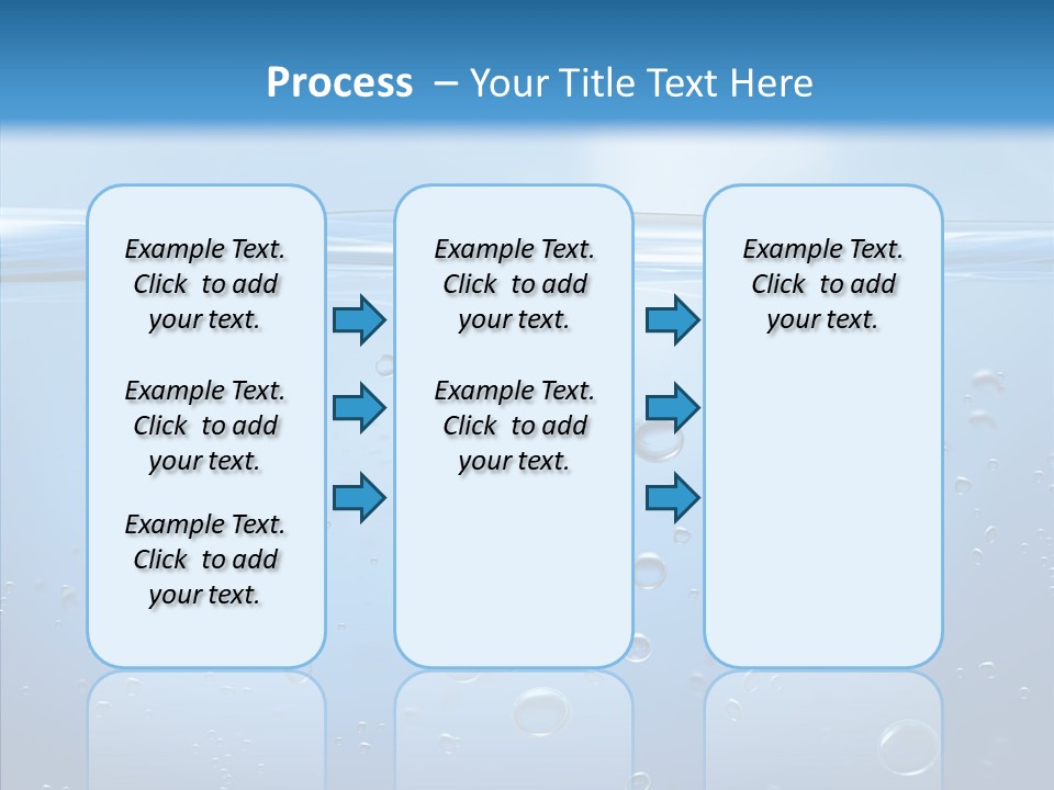 Swimming Liquid Mid Air PowerPoint Template