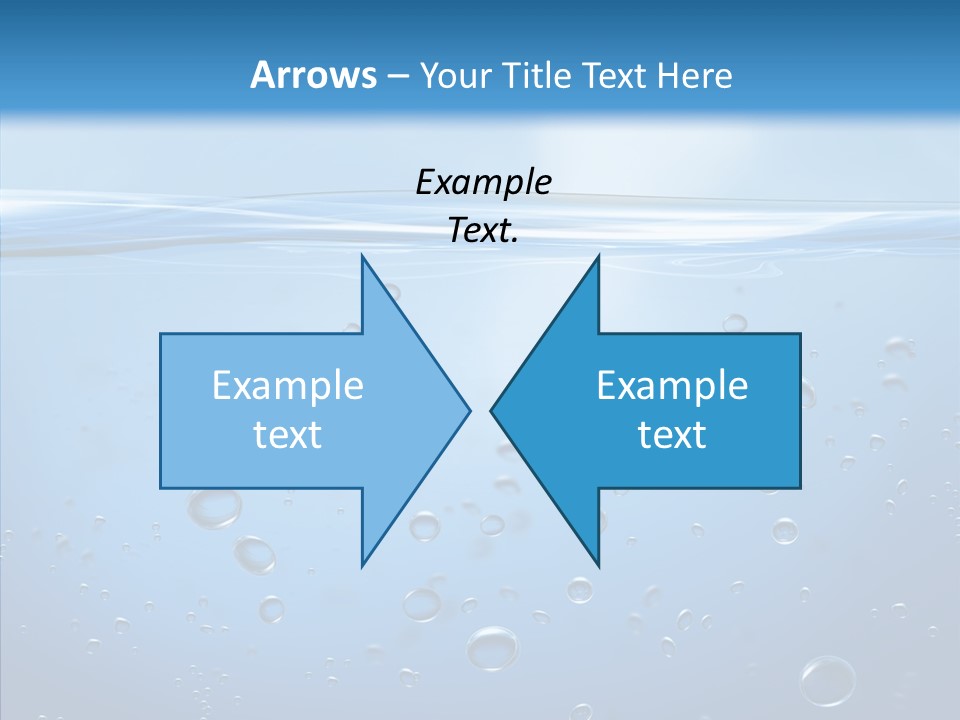 Swimming Liquid Mid Air PowerPoint Template