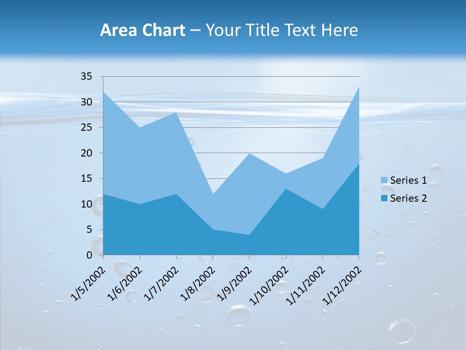 Swimming Liquid Mid Air PowerPoint Template