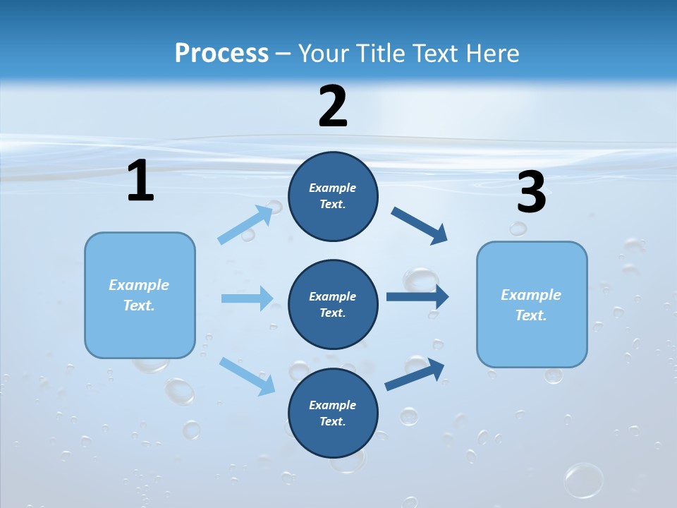 Swimming Liquid Mid Air PowerPoint Template