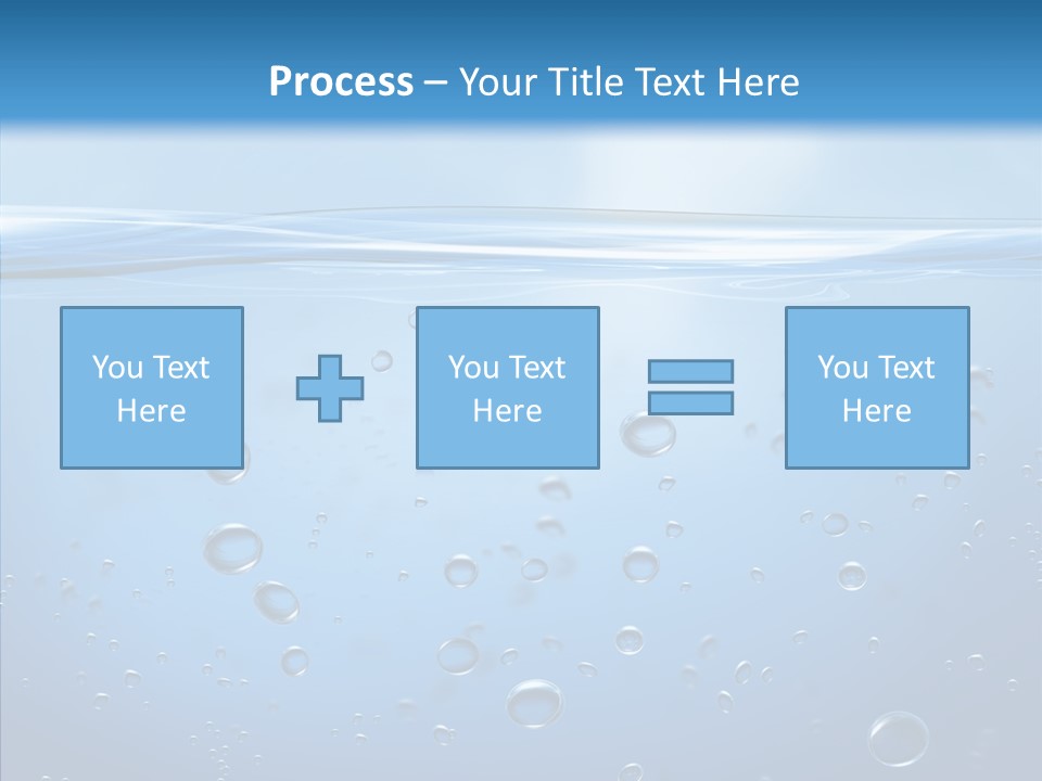Swimming Liquid Mid Air PowerPoint Template