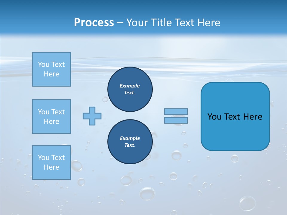 Swimming Liquid Mid Air PowerPoint Template