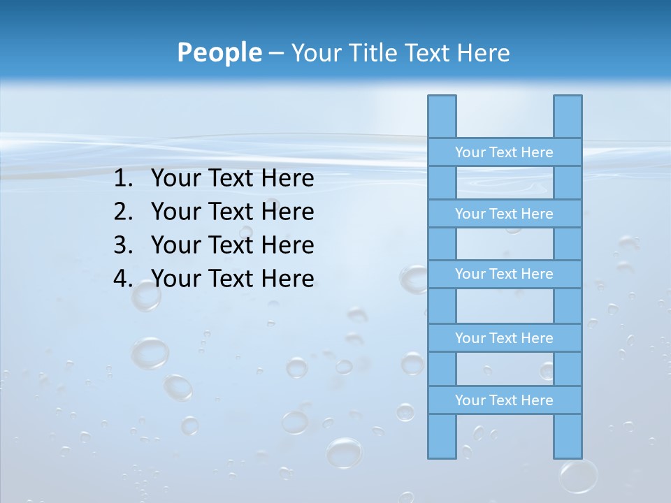 Swimming Liquid Mid Air PowerPoint Template