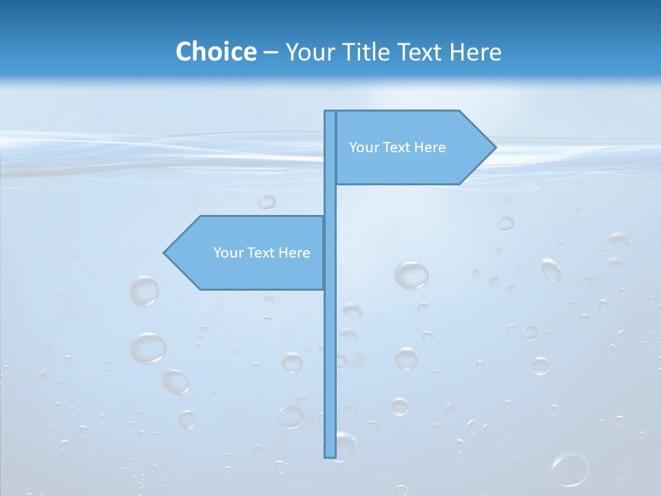 Swimming Liquid Mid Air PowerPoint Template