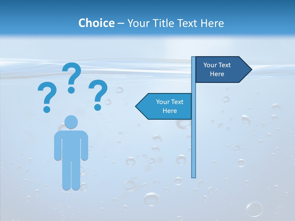 Swimming Liquid Mid Air PowerPoint Template