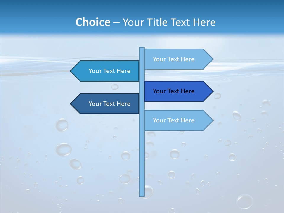 Swimming Liquid Mid Air PowerPoint Template