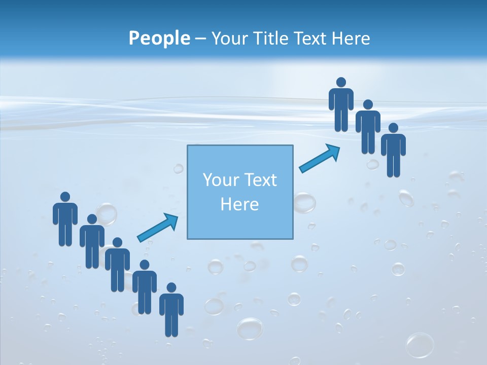 Swimming Liquid Mid Air PowerPoint Template