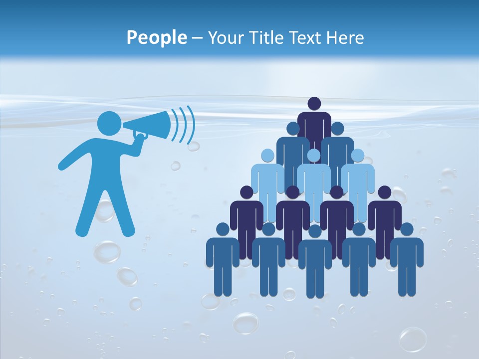 Swimming Liquid Mid Air PowerPoint Template