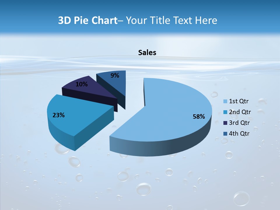 Swimming Liquid Mid Air PowerPoint Template