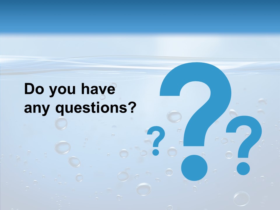 Swimming Liquid Mid Air PowerPoint Template