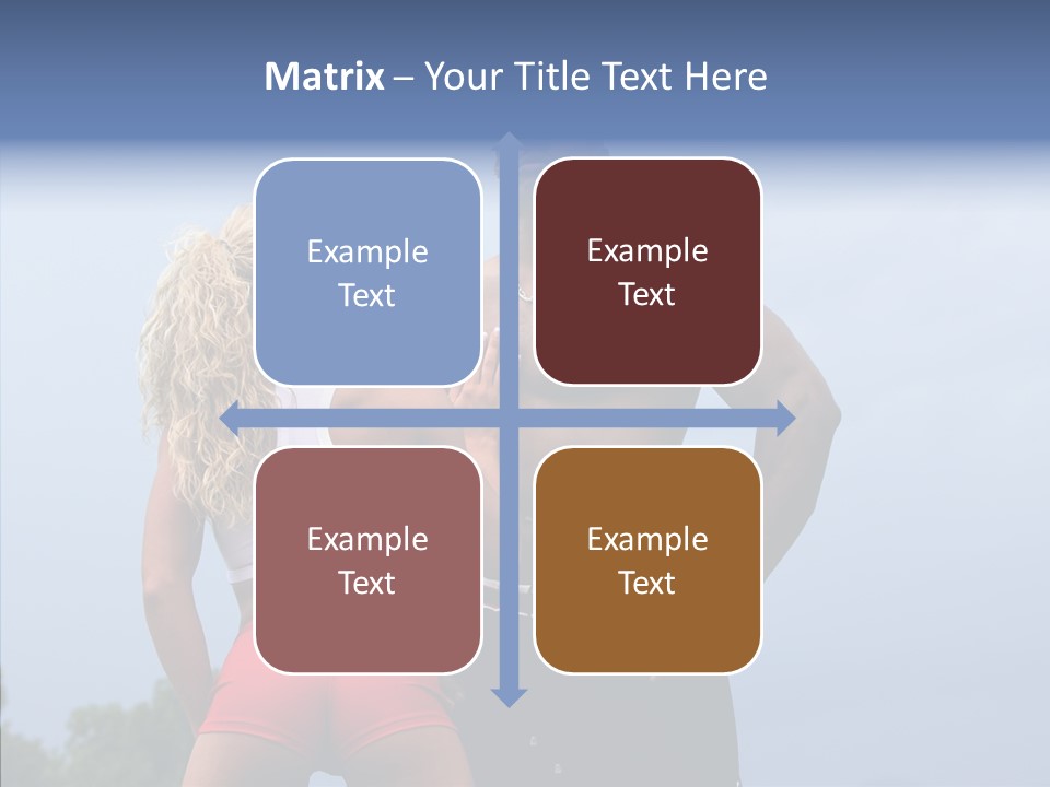 Model Bodybuilder Touch PowerPoint Template