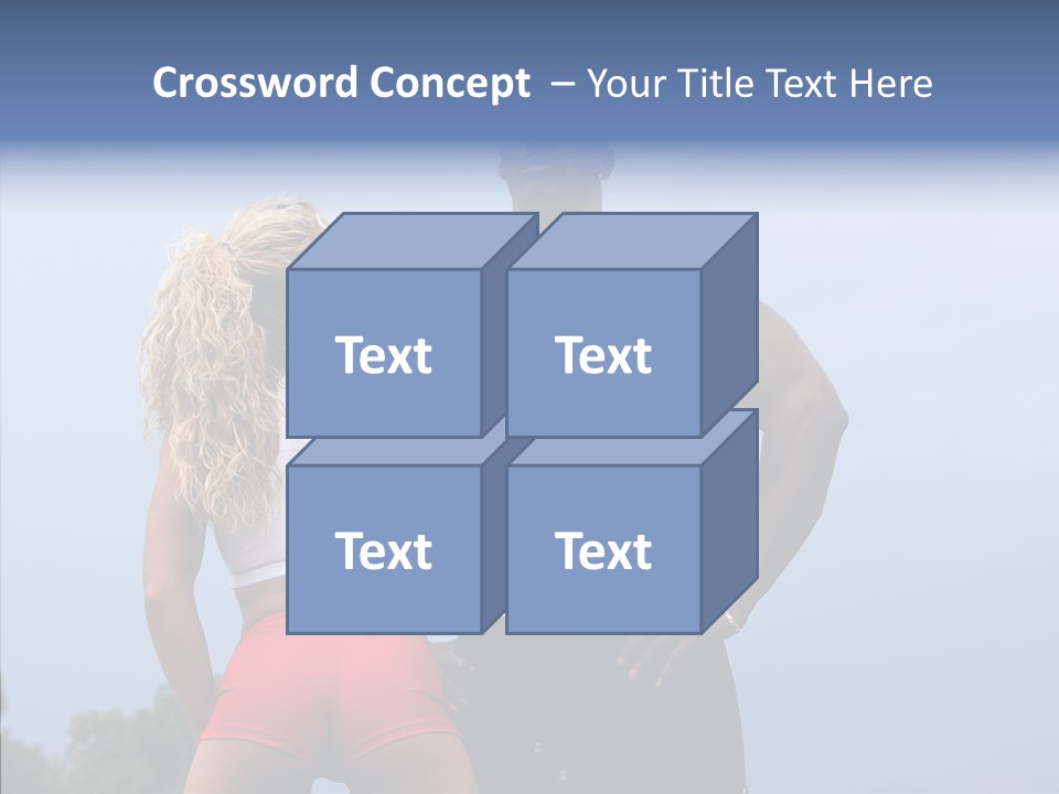 Model Bodybuilder Touch PowerPoint Template