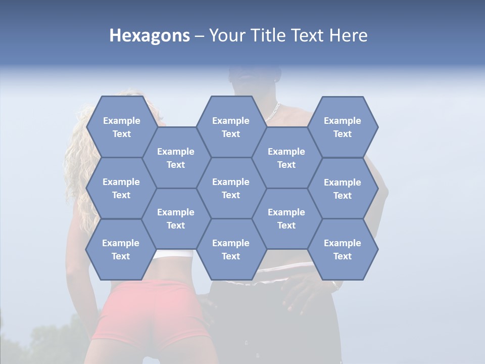 Model Bodybuilder Touch PowerPoint Template