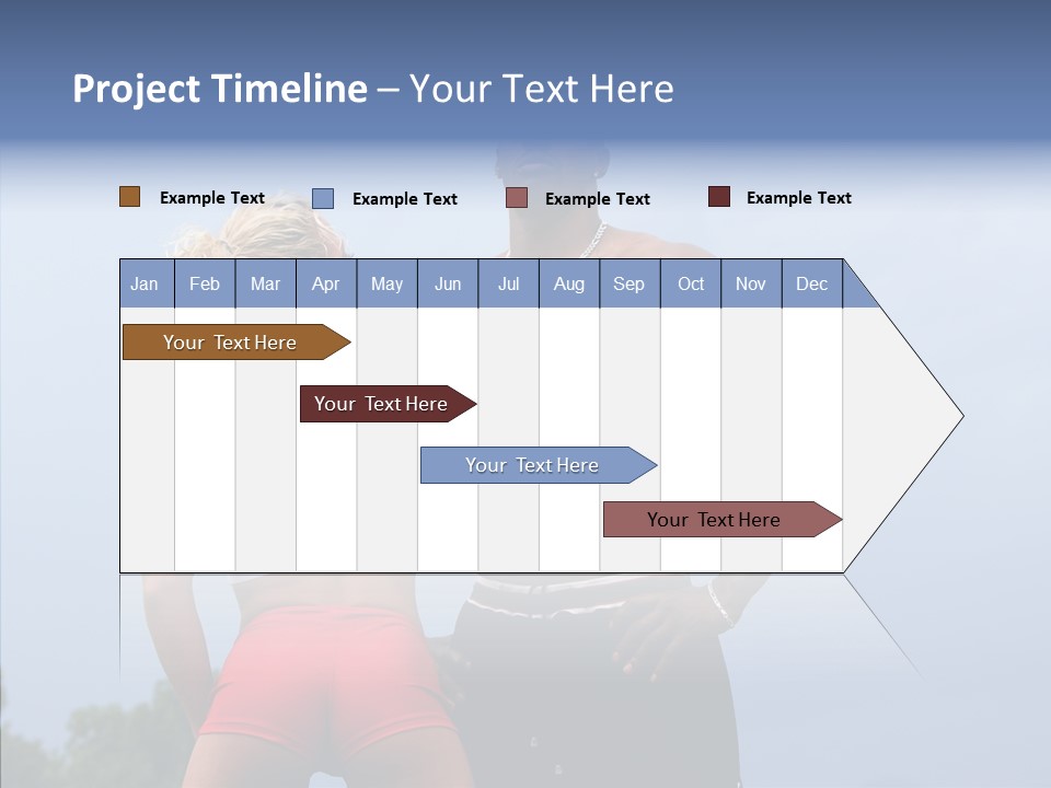 Model Bodybuilder Touch PowerPoint Template