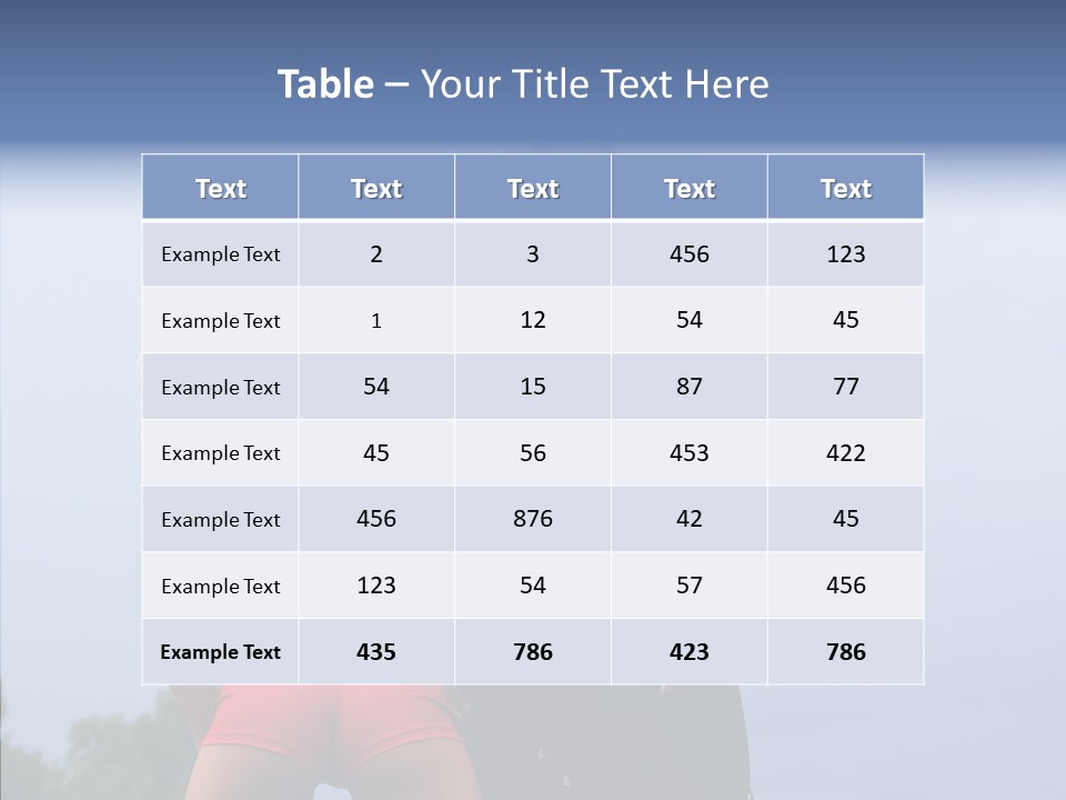 Model Bodybuilder Touch PowerPoint Template