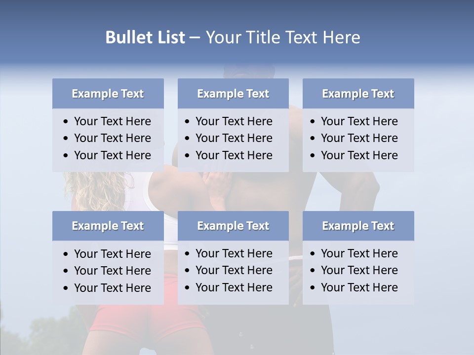 Model Bodybuilder Touch PowerPoint Template