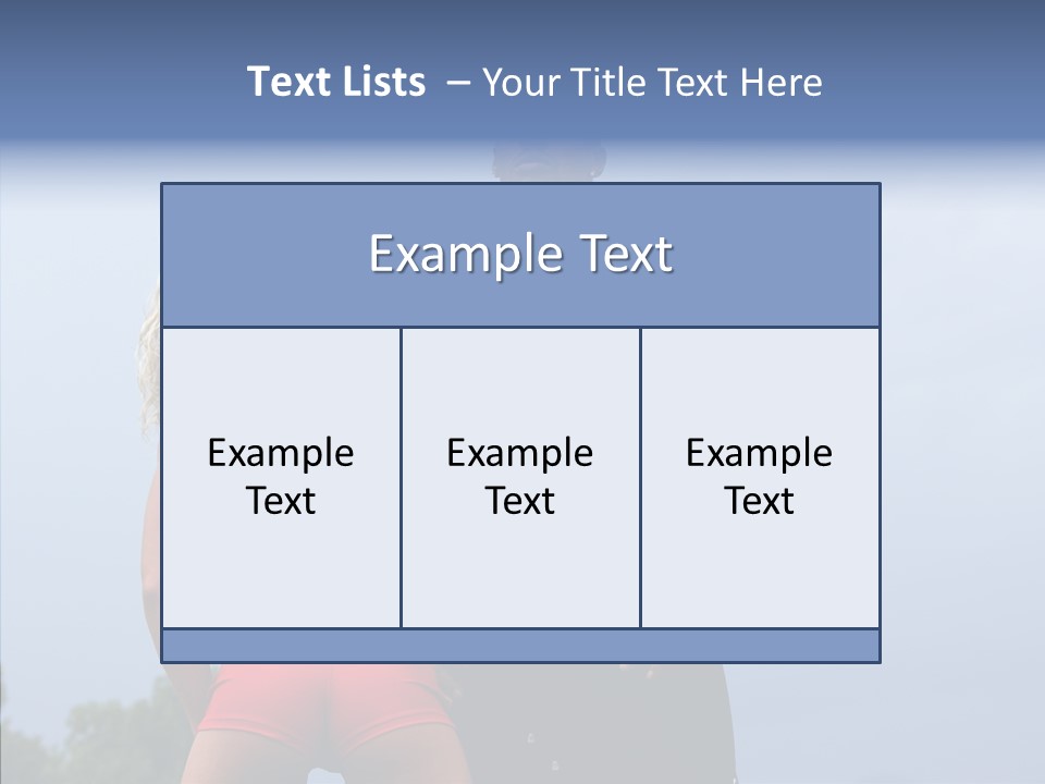 Model Bodybuilder Touch PowerPoint Template