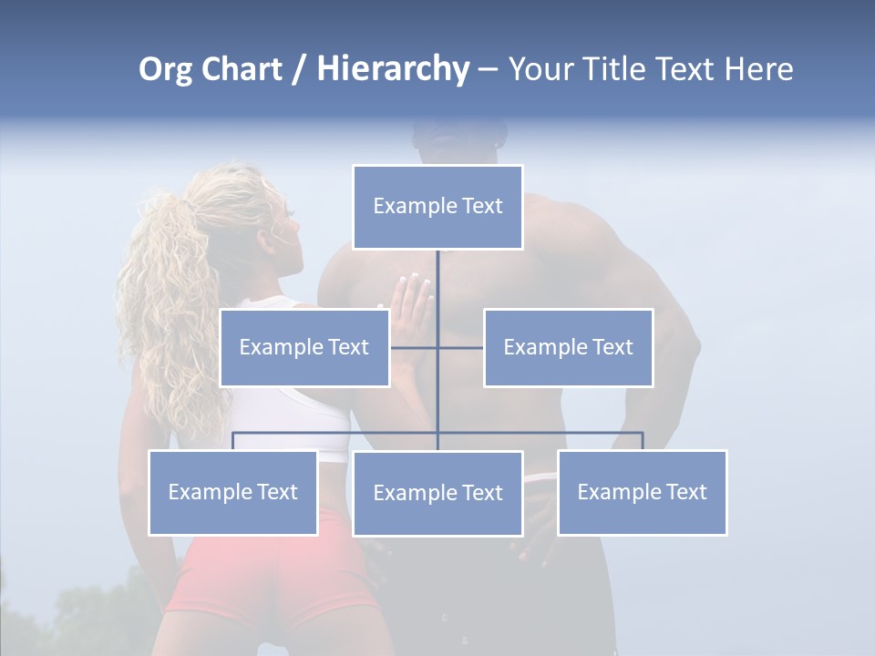 Model Bodybuilder Touch PowerPoint Template