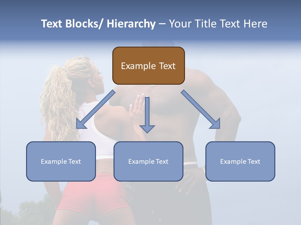 Model Bodybuilder Touch PowerPoint Template