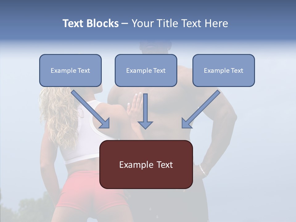Model Bodybuilder Touch PowerPoint Template