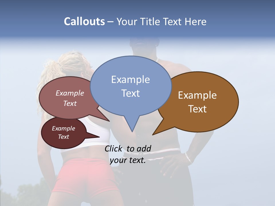 Model Bodybuilder Touch PowerPoint Template