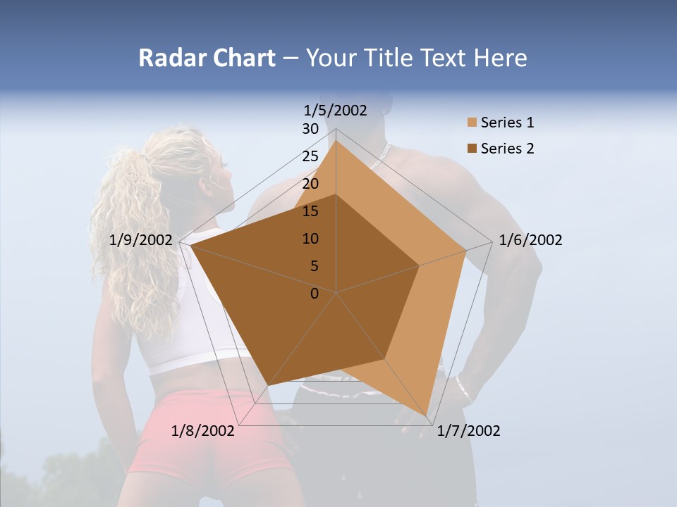 Model Bodybuilder Touch PowerPoint Template