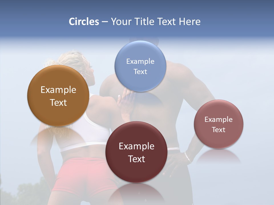 Model Bodybuilder Touch PowerPoint Template