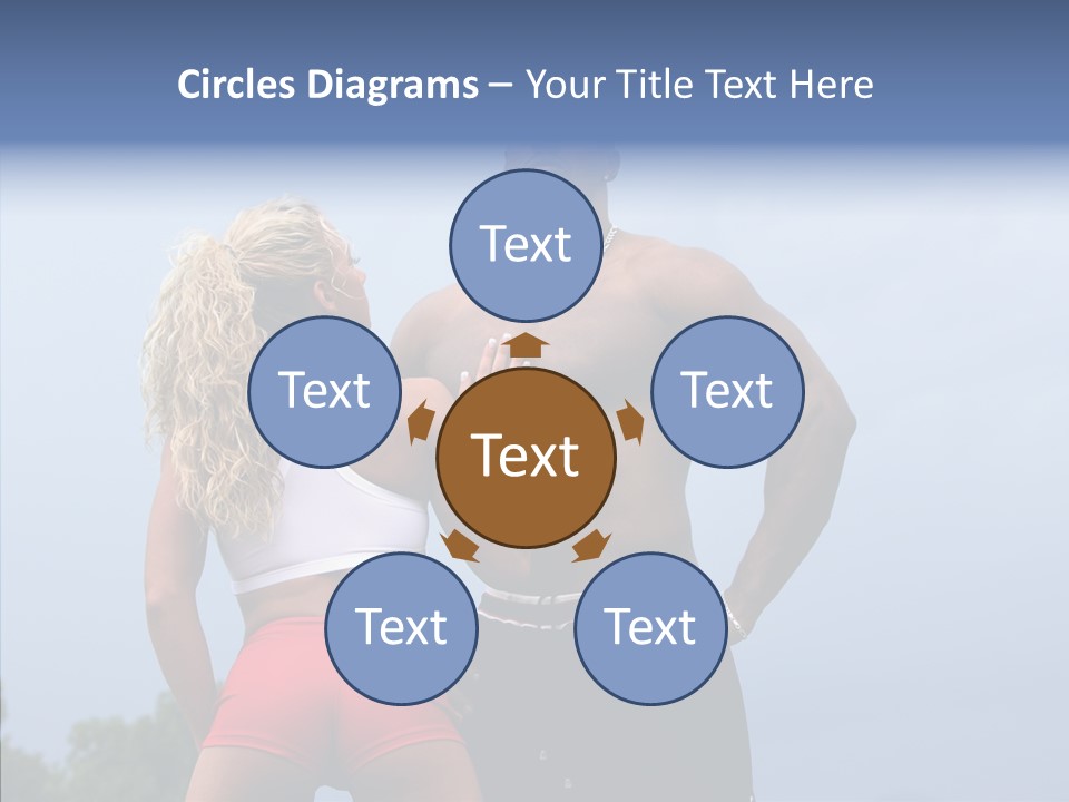 Model Bodybuilder Touch PowerPoint Template