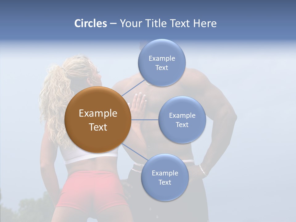 Model Bodybuilder Touch PowerPoint Template