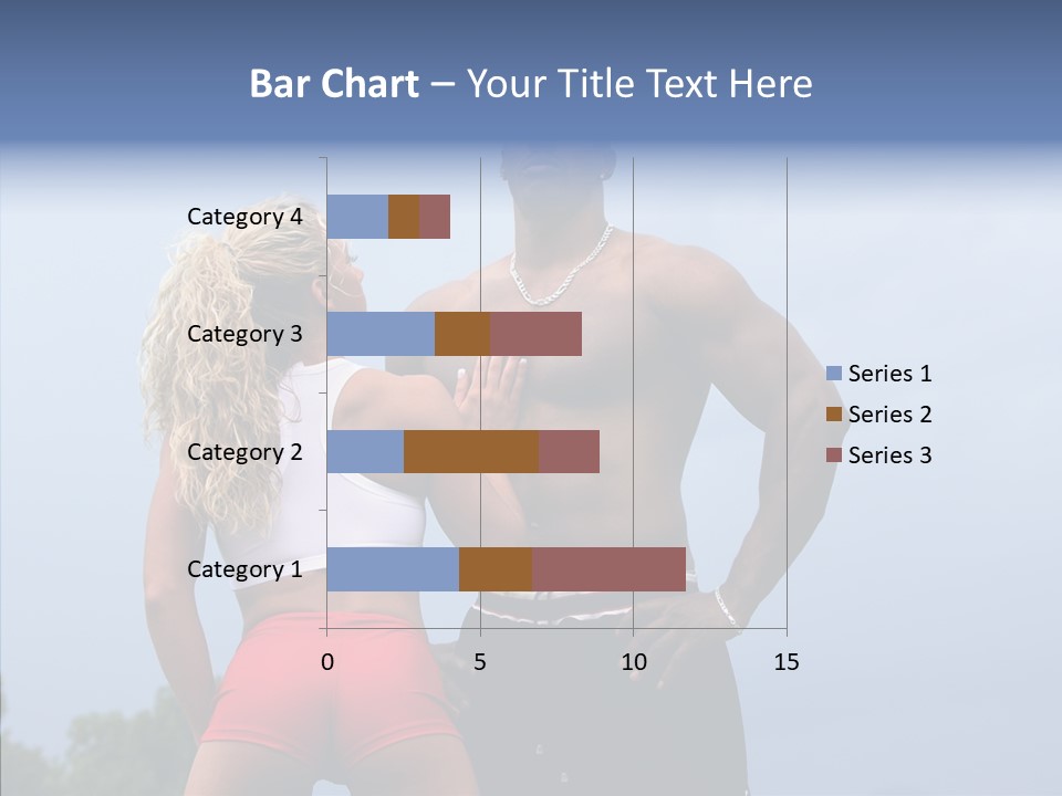 Model Bodybuilder Touch PowerPoint Template