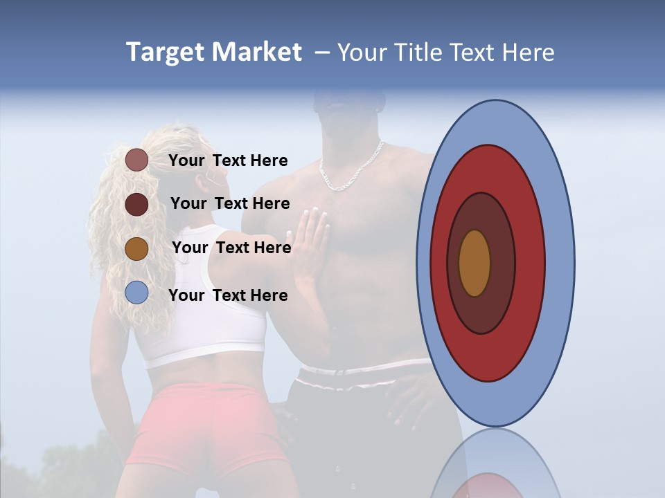 Model Bodybuilder Touch PowerPoint Template