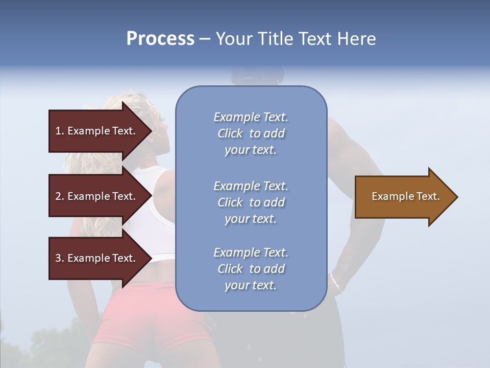 Model Bodybuilder Touch PowerPoint Template