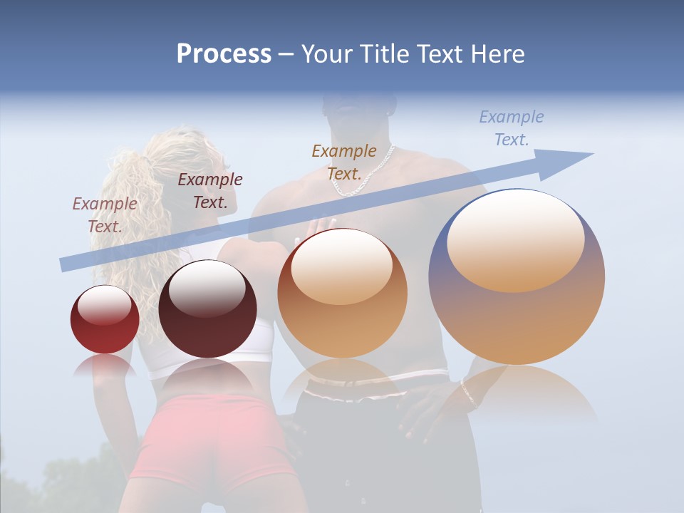 Model Bodybuilder Touch PowerPoint Template