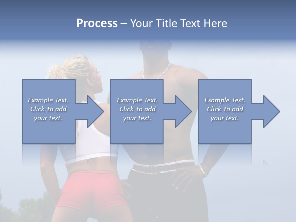 Model Bodybuilder Touch PowerPoint Template