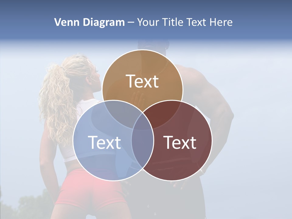 Model Bodybuilder Touch PowerPoint Template