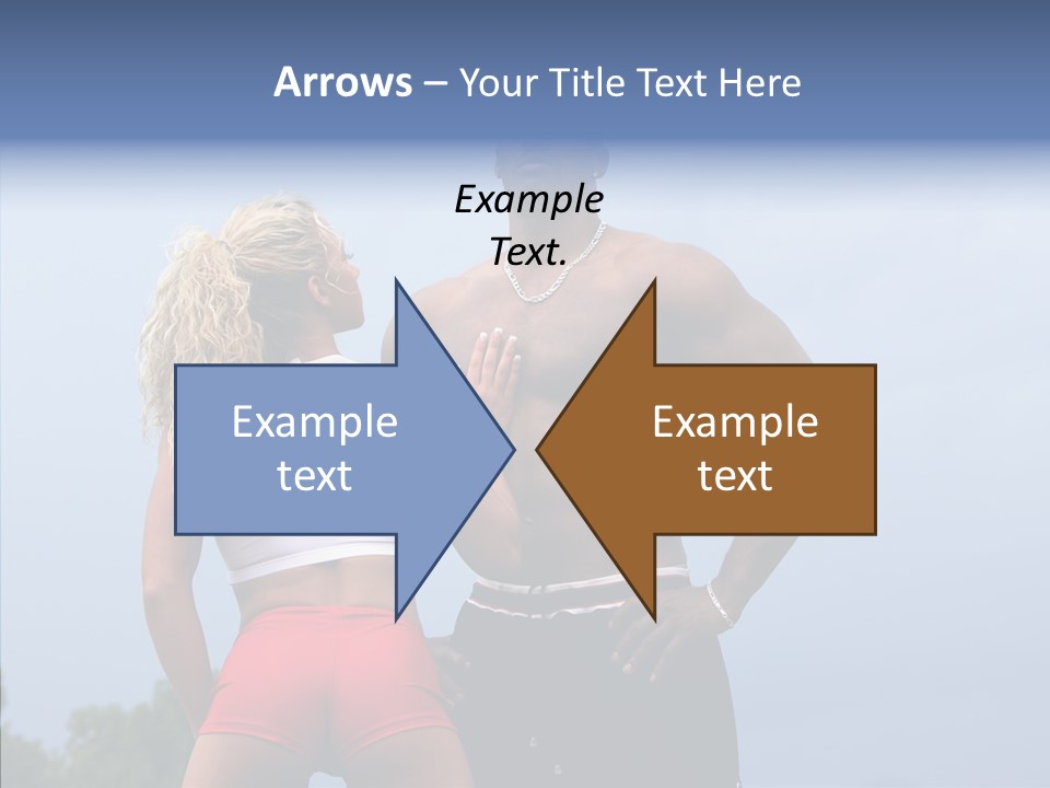 Model Bodybuilder Touch PowerPoint Template