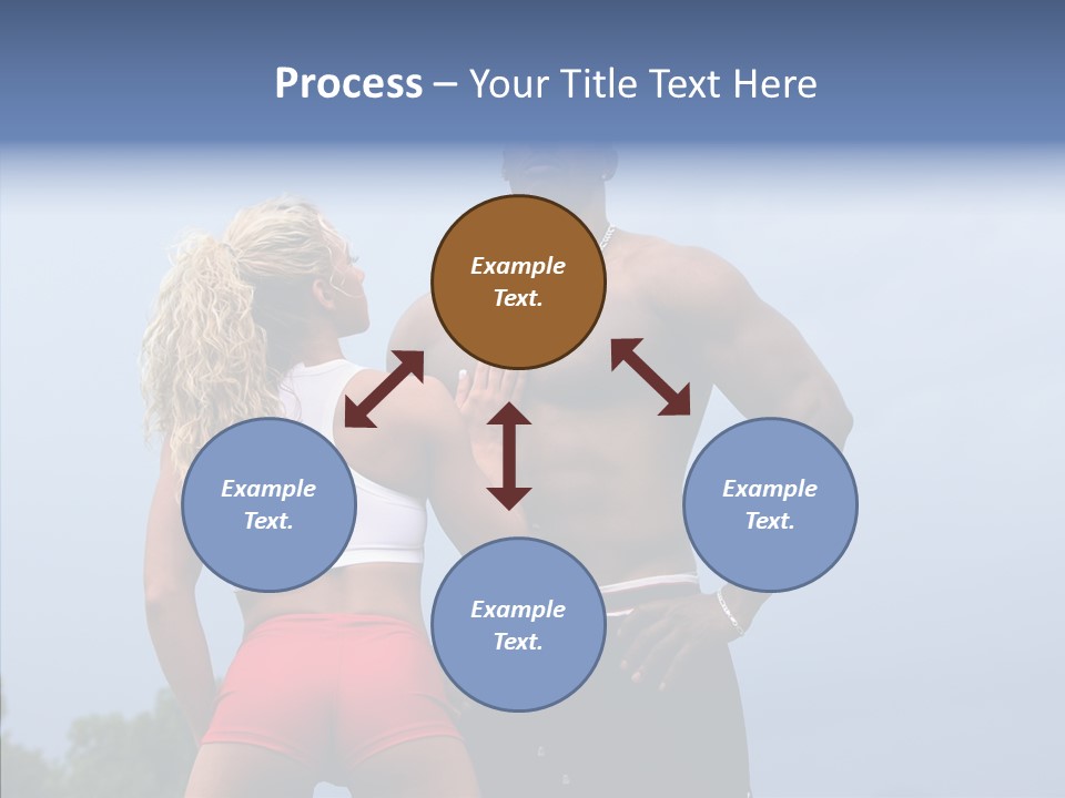 Model Bodybuilder Touch PowerPoint Template